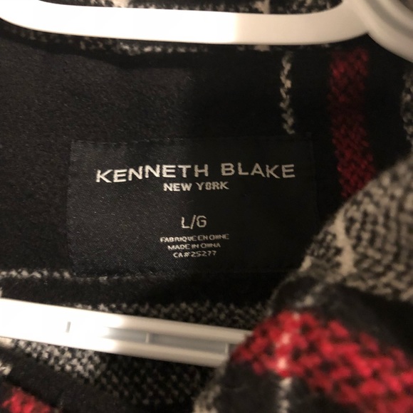 Kenneth Blake NY wool blend plaid jacket - Picture 11 of 12